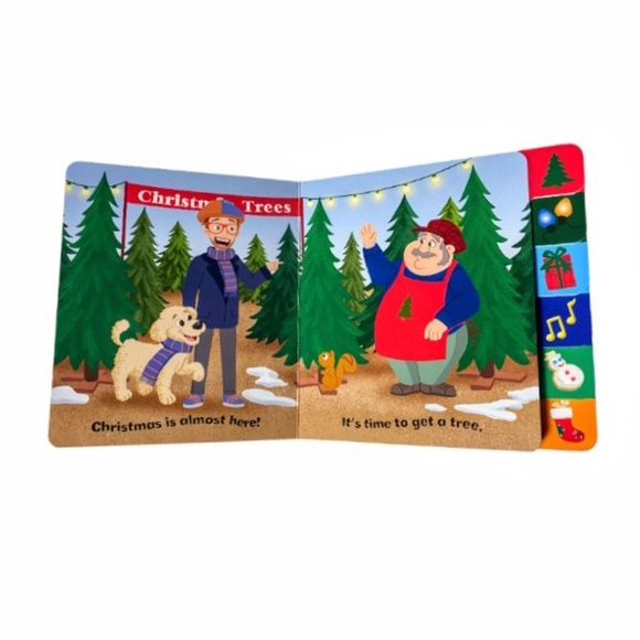 New Blippi Merry Christmas Book by Thea Feldman Children’s Christmas Book - Picture 4 of 7